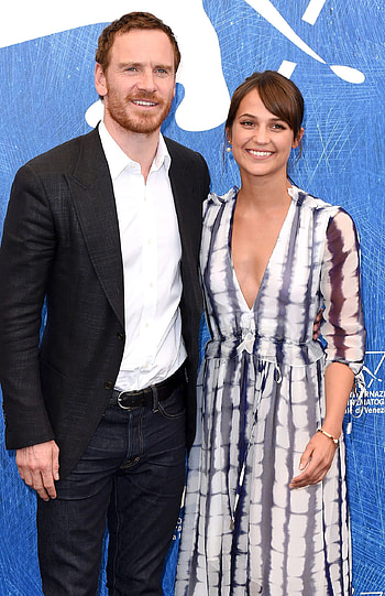 Famous Irish men, Lucky ladies, Michael Fassbender and Alicia Vikander, Hearts won HD phone wallpaper