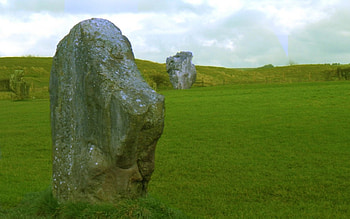 Blue Stones, mystic, scene, field, standing, avebury, nature, stones HD wallpaper