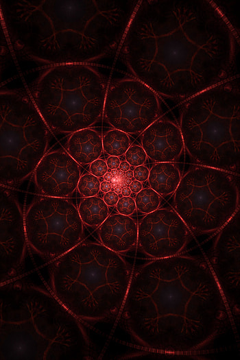 Abstract, Shine, Light, Lines, Fractal, Spiral, Swirling, Involute, Depth HD phone wallpaper