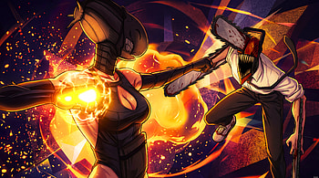 Chainsaw Man Reze Arc - Battle of the Devils Bomb Vs Chainsaw, Reze (Chainsaw Man), Anime, Denji (Chainsaw Man) HD wallpaper