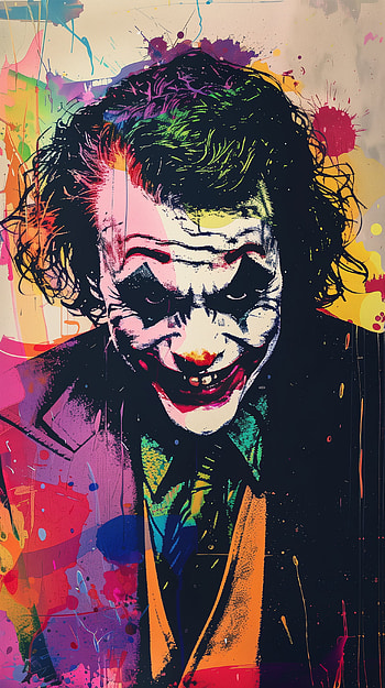 Vibrant Joker Graffiti – DC Comics Art, Joker, DC Comics HD phone wallpaper