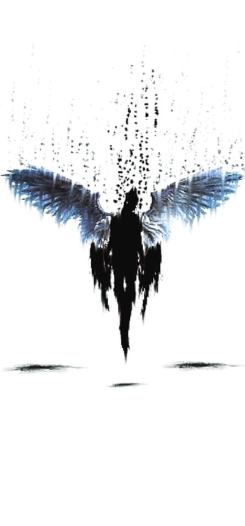 Alone, Angel, Demon HD phone wallpaper