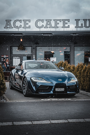 Sports, Cars, Car, Front View, Machine, Sports Car, Supercar, Toyota Supra Mk5 HD phone wallpaper