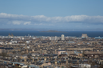 Edinburgh skyline, , Sairam HD wallpaper