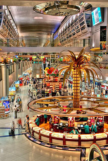 Shopping mall, Dubai International Airport HD phone wallpaper