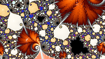 Trippy Psychedelic Fractal, colorful, colors, artistic, Abstract, fractal HD wallpaper