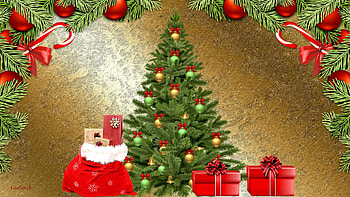Christmas, Gtfts, Abstract, Tree HD wallpaper
