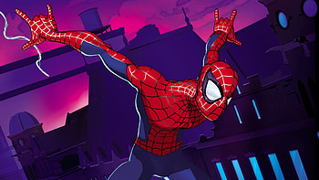 Spiderman Colorful Art, spiderman, superheroes, artwork, digital-art HD wallpaper