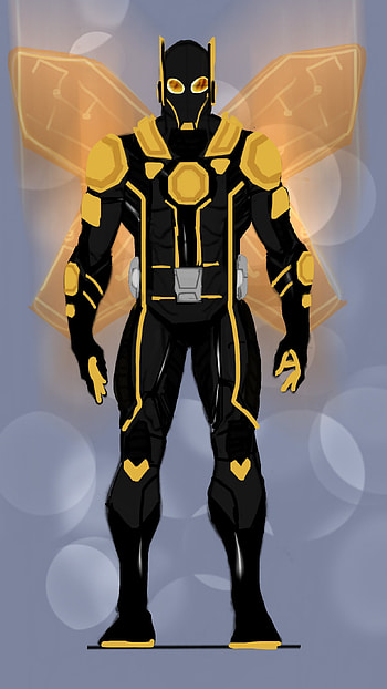 Yellowjacket, Marvel, Movies, Redesign HD phone wallpaper