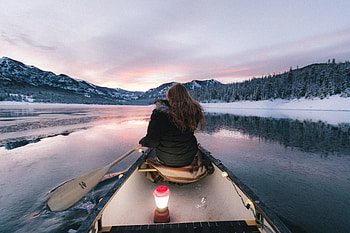 Girl Boat Ride, girls, boat, graphy, nature HD wallpaper