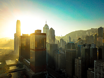 Hongkong Buildings Skycrapper City , hong-kong, world, city, skycrapper, buildings HD wallpaper