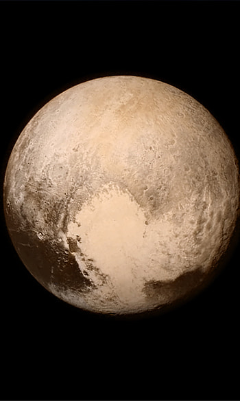 Pluto from New Horizons, planet, Sci Fi HD phone wallpaper