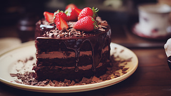 Decadent Chocolate Cake - Sweet Pastry Elegance, chocolate cake, pastry, food, cake HD wallpaper