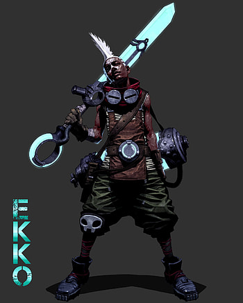 Ekko, League of legends HD phone wallpaper