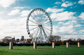 Cities, Park, Ferris Wheel, Attraction HD wallpaper