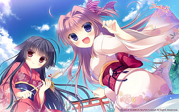 Kimi E Okuru Sora No Hana, kimono, girls, anime HD wallpaper