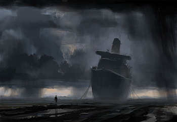 a ship , ship, earth HD wallpaper