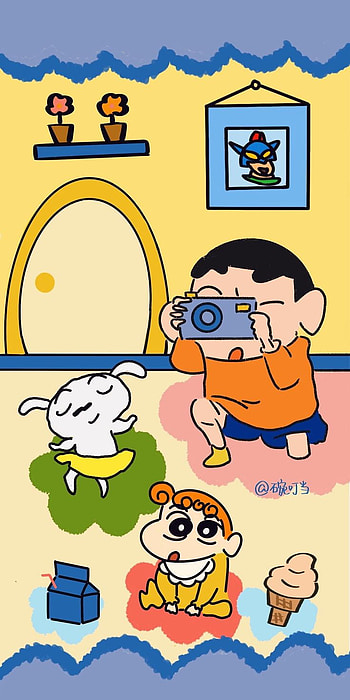 Shinchan Cute, Chan, Shin HD phone wallpaper