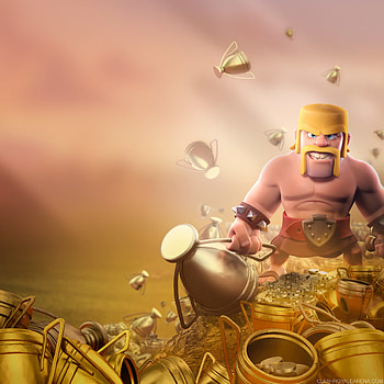 Barbarian Clash Of Clans , barbarian, clash-of-clans, supercell, games HD phone wallpaper