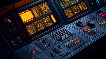 Sci-Fi Spaceship Control Panel - Ultra, Sci Fi, control panel, technology HD wallpaper