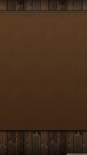Wood and leather wall Samsung S4 HD phone wallpaper