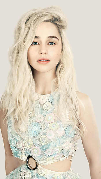 Emilia Clarke, hollywood actress, beautiful HD phone wallpaper