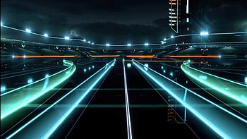 Tron Light Cycle Scene clips (Background Music by Avicii Remix) HD wallpaper