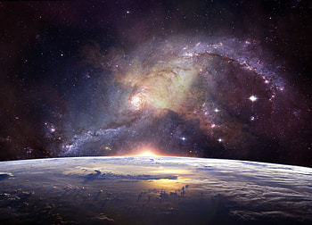 Planetscape Galaxy , galaxy, space, digital-universe HD wallpaper