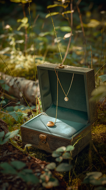 Enchanted Treasure, jewelry, necklace HD phone wallpaper