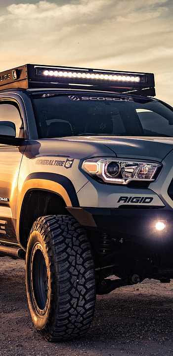 Auto pickup, Samsung Galaxy S8, background, Toyota HD phone wallpaper