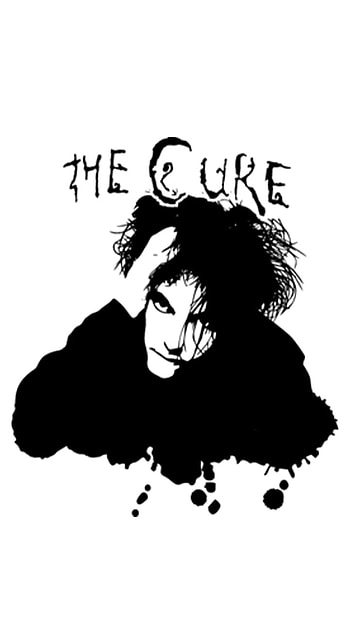 The Cure, white, black HD phone wallpaper