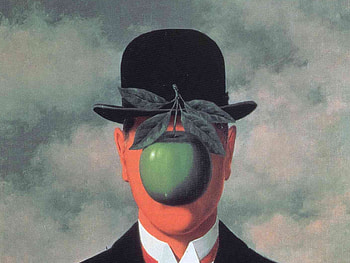 Rene Magritte's unique style, Surrealistic , Mind-bending visuals, Artistic expression HD wallpaper