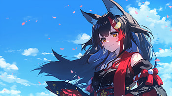 Ookami Mio - Stunning Hololive Anime Artwork, Anime, hololive, Ookami Mio, Virtual Youtuber HD wallpaper