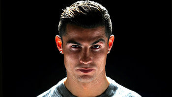 Cristiano Ronaldo, Face portrait, Earrings detail, Imac HD wallpaper