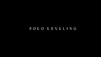 Solo Leveling Logo, Anime, Solo Leveling HD wallpaper