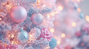 Pastel Christmas Ornaments: for a Festive Aesthetic, christmas aesthetic, Pastel Color, christmas ornaments HD wallpaper