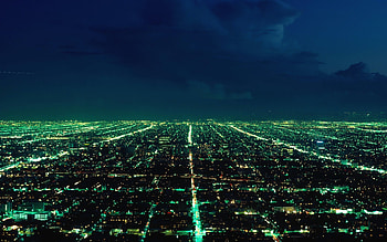 Landscape, Cities, Sky, Night HD wallpaper