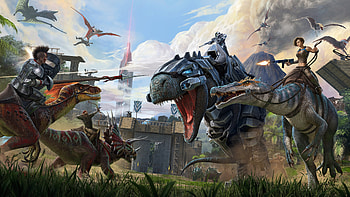 ARK Survival Evolved, , Cinematic visuals, Gaming immersion HD wallpaper