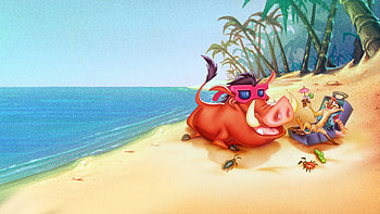 Timon and Pumbaa TV Series, Animation duo, Movie database, Backdrops HD wallpaper