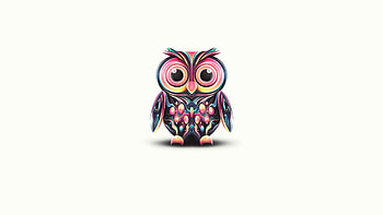 Art, Owl, Feather, Bird, , Drawing HD wallpaper