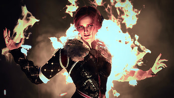 The Witcher 3 Magic Woman 10k, the-witcher-3, games, ps4-games, xbox-games, pc-games HD wallpaper
