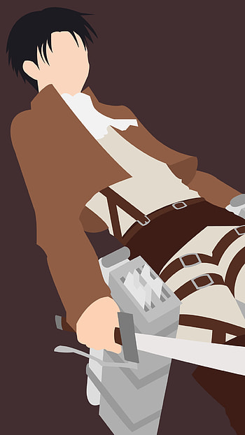Levi - AOT | Ackerman Minimal | Titan-Hunter, Levi Ackerman, Anime, Attack on Titan HD phone wallpaper