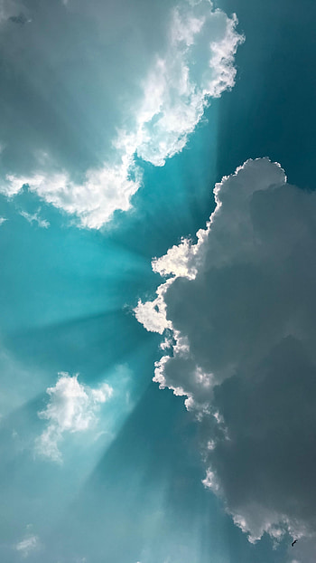 Nature, Rays, Beams, Glow, Cloud HD phone wallpaper