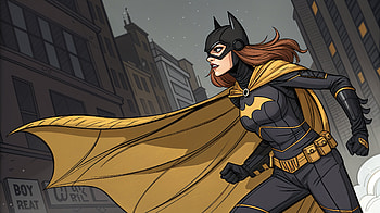 Batgirl: Night Guardian | Batgirl : Gotham's Winged Protector, Batgirl, superhero, cape, mask HD wallpaper