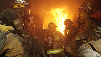 Backdraft movie, Firefighting drama, Intense firefight, Explosive danger HD wallpaper