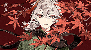 Kaedehara Kazuha | Genshin Impact Autumn Breeze, Genshin Impact, video game, boy, Kaedehara Kazuha (Genshin Impact) HD wallpaper