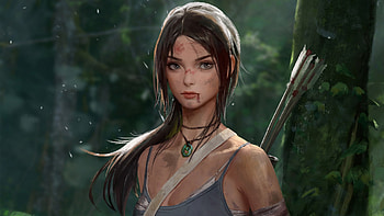 Tomb raider, lara croft, video game, artwork HD wallpaper