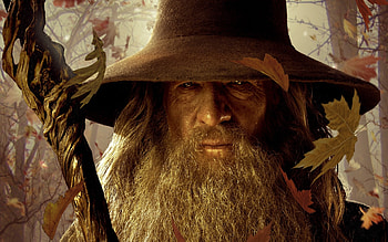 of Gandalf, Striking visuals, Background , Cinematic art HD wallpaper