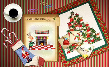 Holidays, New Year, Postcards, Coffee, Holiday, Table, Attributes, Sock HD wallpaper