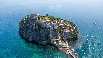 Ischia island, Mediterranean sea HD wallpaper